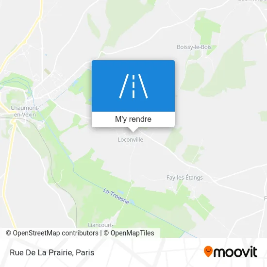 Rue De La Prairie plan