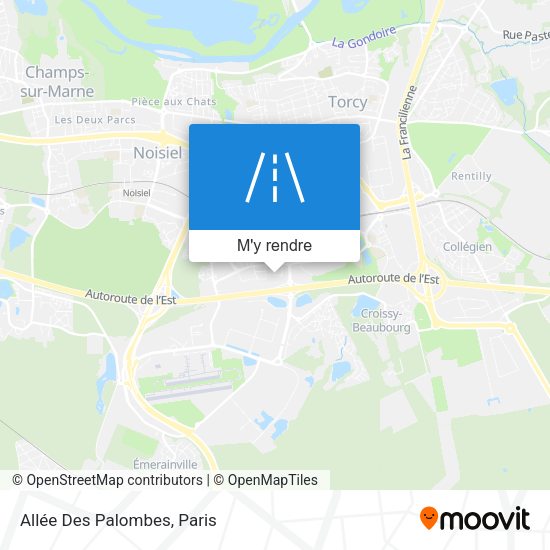 Allée Des Palombes plan