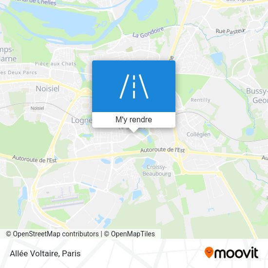 Allée Voltaire plan