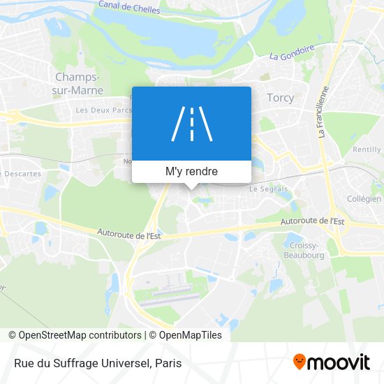 Rue du Suffrage Universel plan