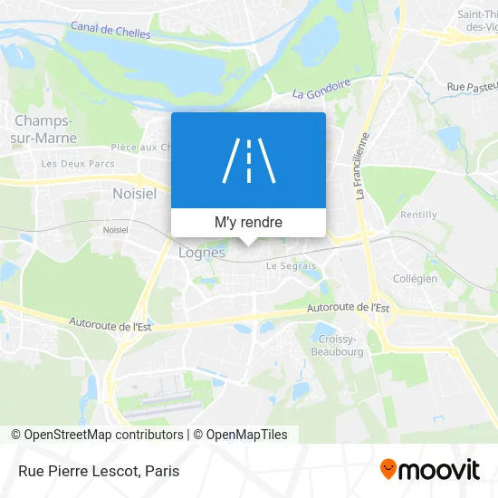 Rue Pierre Lescot plan