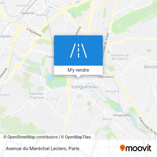 Avenue du Maréchal Leclerc plan