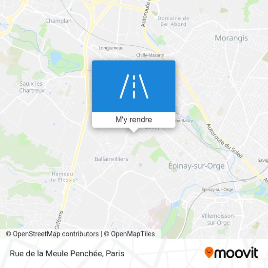 Rue de la Meule Penchée plan