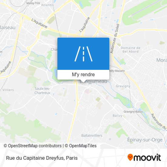Rue du Capitaine Dreyfus plan