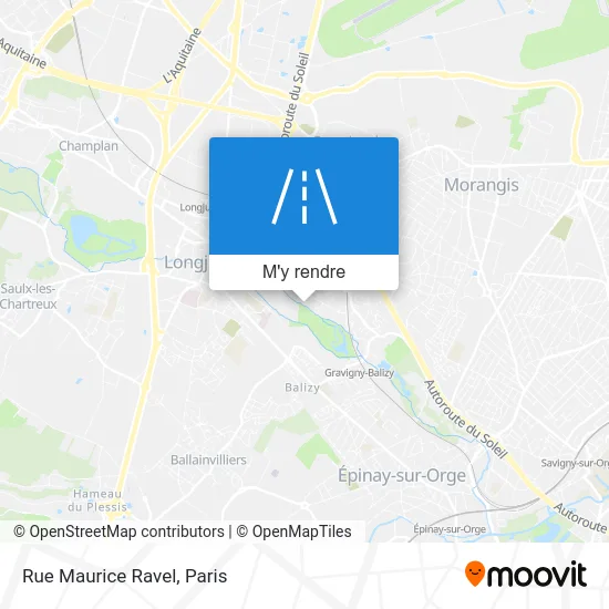 Rue Maurice Ravel plan