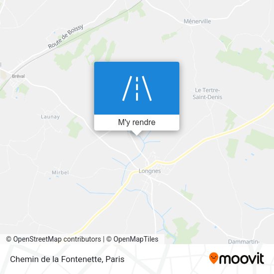 Chemin de la Fontenette plan