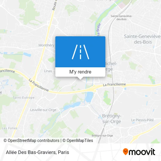 Allée Des Bas-Graviers plan