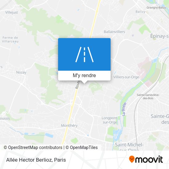 Allée Hector Berlioz plan