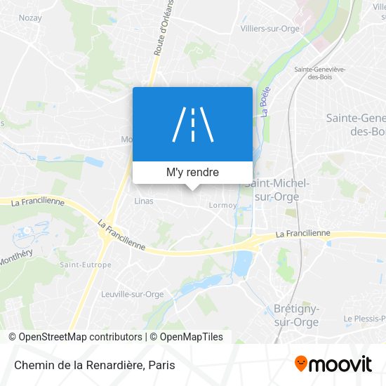 Chemin de la Renardière plan
