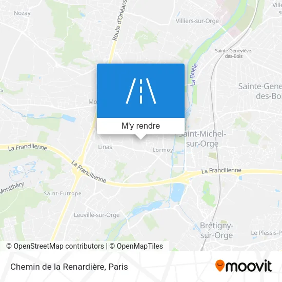 Chemin de la Renardière plan