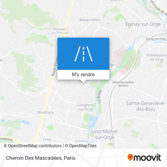 Chemin Des Mascadées plan