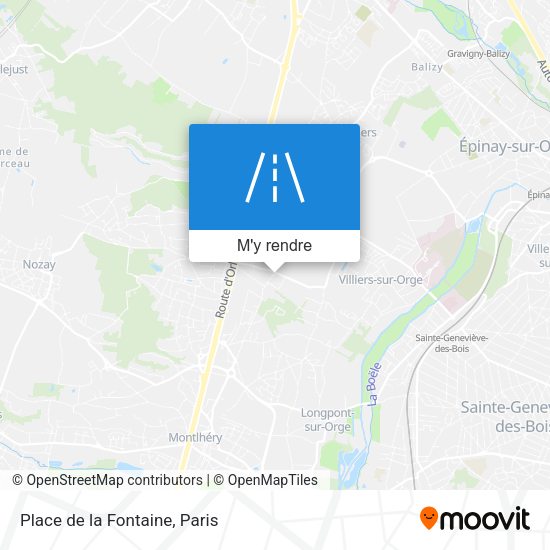 Place de la Fontaine plan