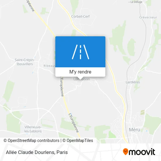 Allée Claude Dourlens plan