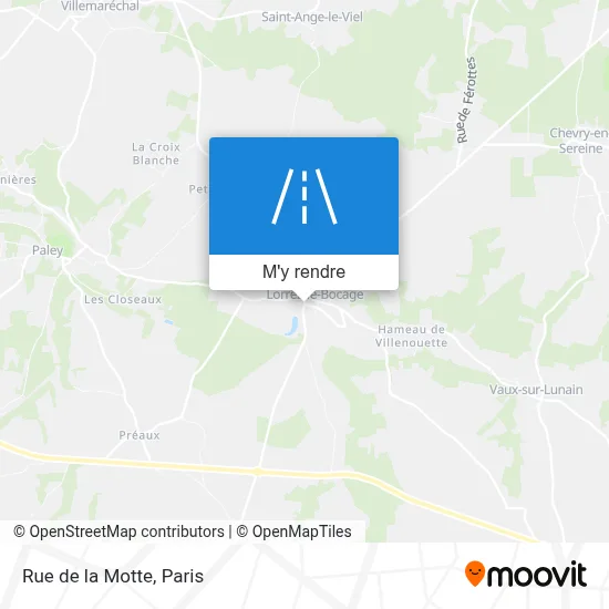 Rue de la Motte plan