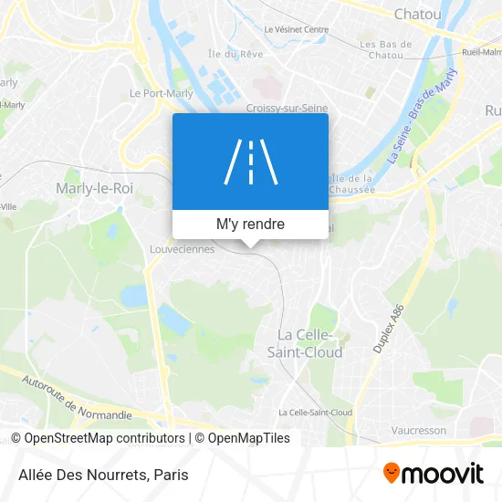Allée Des Nourrets plan