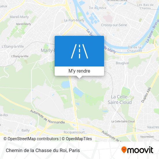 Chemin de la Chasse du Roi plan