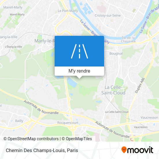 Chemin Des Champs-Louis plan
