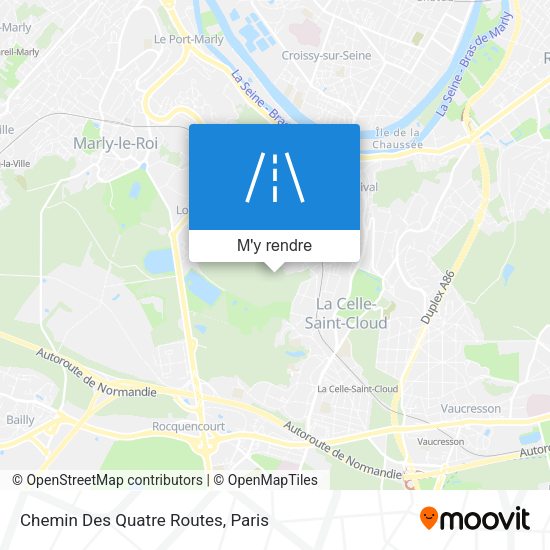 Chemin Des Quatre Routes plan