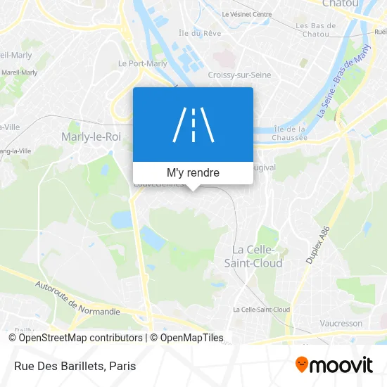 Rue Des Barillets plan