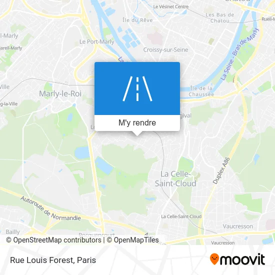 Rue Louis Forest plan