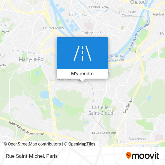 Rue Saint-Michel plan