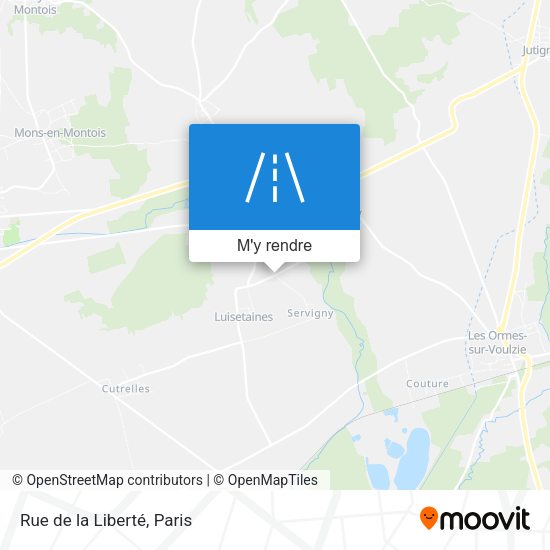 Rue de la Liberté plan