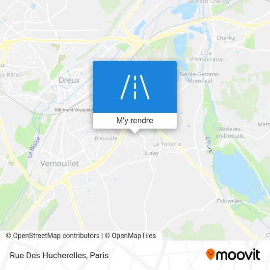 Rue Des Hucherelles plan