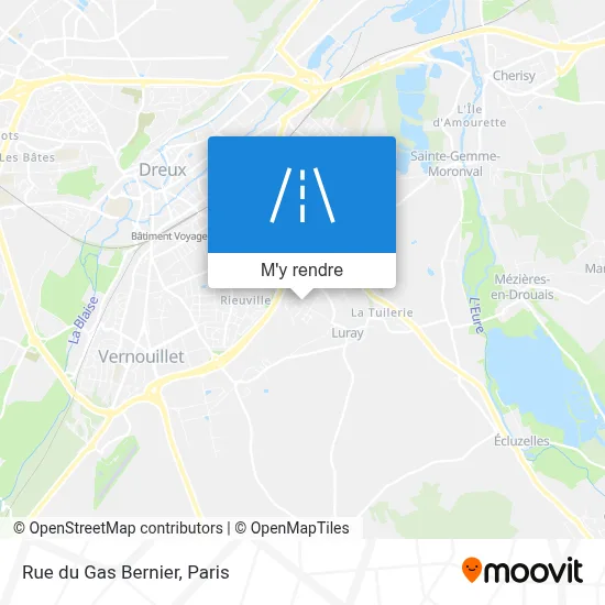 Rue du Gas Bernier plan