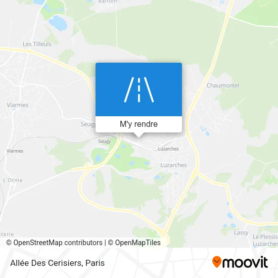 Allée Des Cerisiers plan