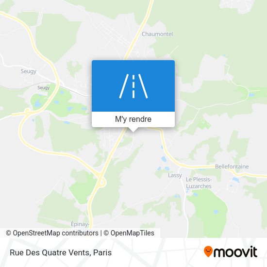 Rue Des Quatre Vents plan