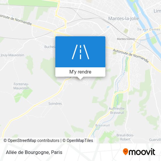 Allée de Bourgogne plan