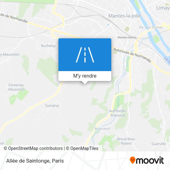 Allée de Saintonge plan