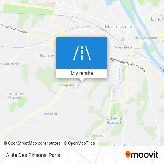 Allée Des Pinsons plan