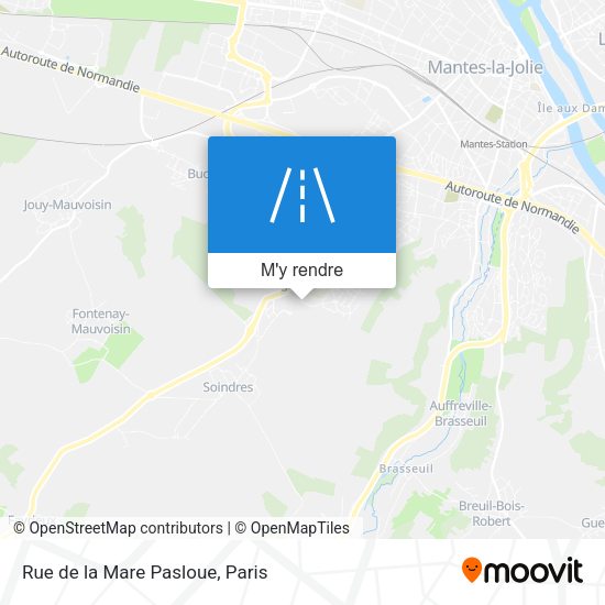 Rue de la Mare Pasloue plan