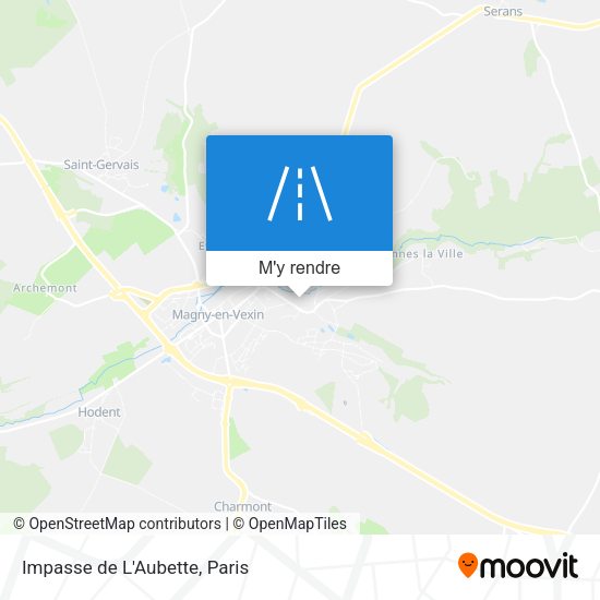 Impasse de L'Aubette plan