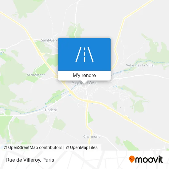 Rue de Villeroy plan