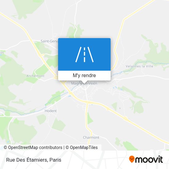 Rue Des Étamiers plan