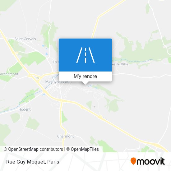 Rue Guy Moquet plan