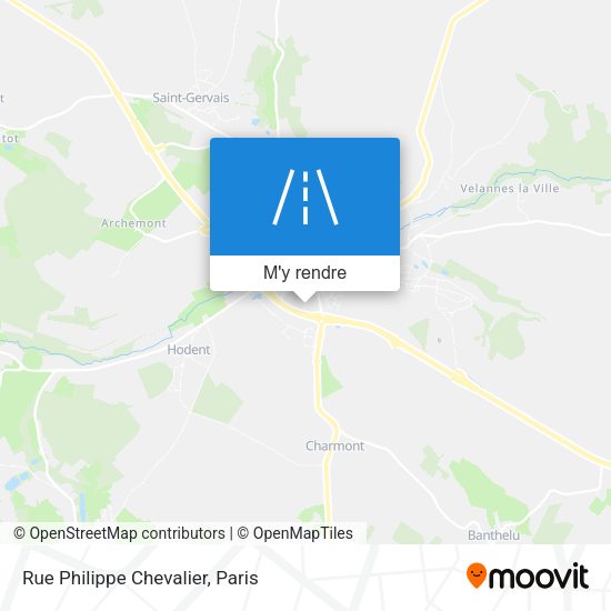 Rue Philippe Chevalier plan