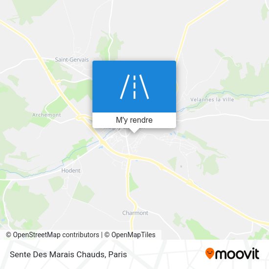 Sente Des Marais Chauds plan