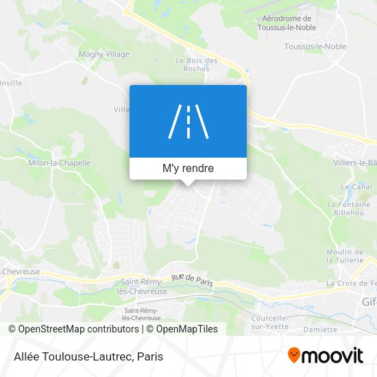 Allée Toulouse-Lautrec plan