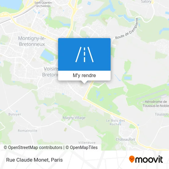 Rue Claude Monet plan