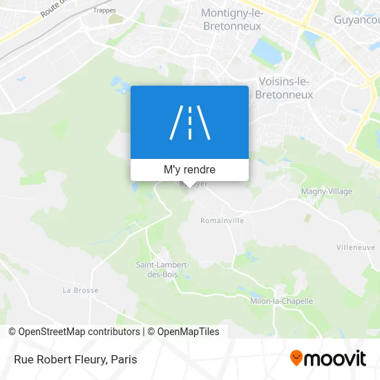 Rue Robert Fleury plan