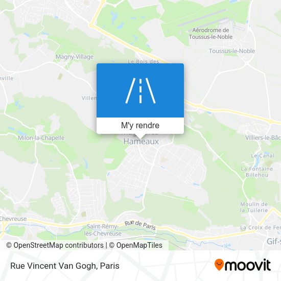 Rue Vincent Van Gogh plan