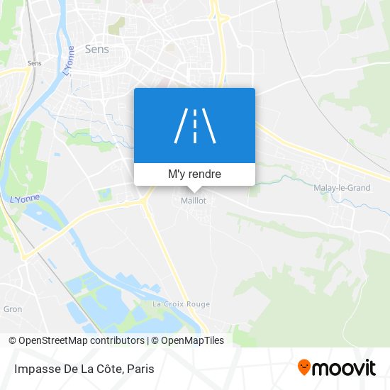 Impasse De La Côte plan