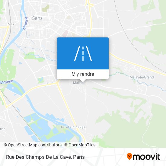 Rue Des Champs De La Cave plan