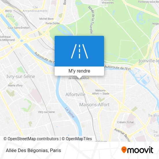 Allée Des Bégonias plan