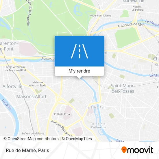 Rue de Marne plan
