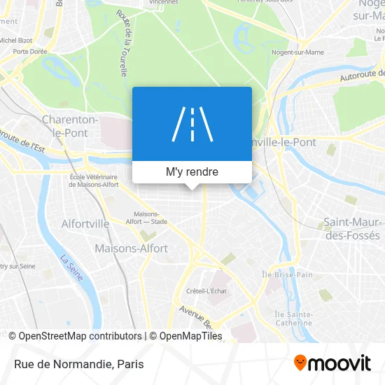 Rue de Normandie plan
