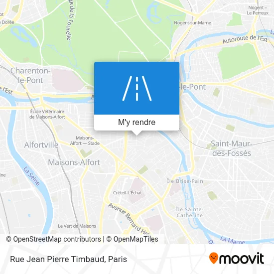 Rue Jean Pierre Timbaud plan